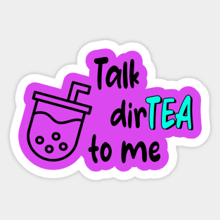 Boba tea Girl Sticker